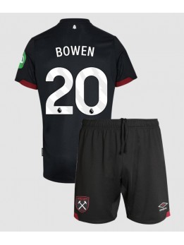 West Ham United Jarrod Bowen #20 Replika Borta Kläder Barn 2024-25 Kortärmad (+ byxor)